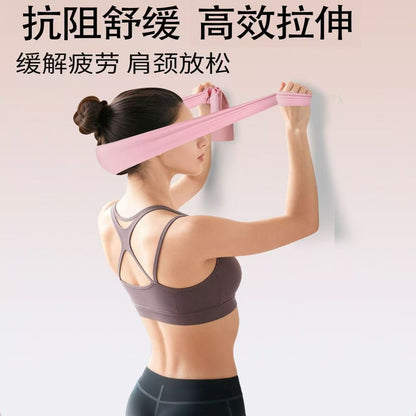 Yoga Resistance Band for Cervical Spine Correction, Suitable for Men and Women, Home Use to Improve Forward Head Posture and Hunchback, Elastic Band for Fitness - image 4