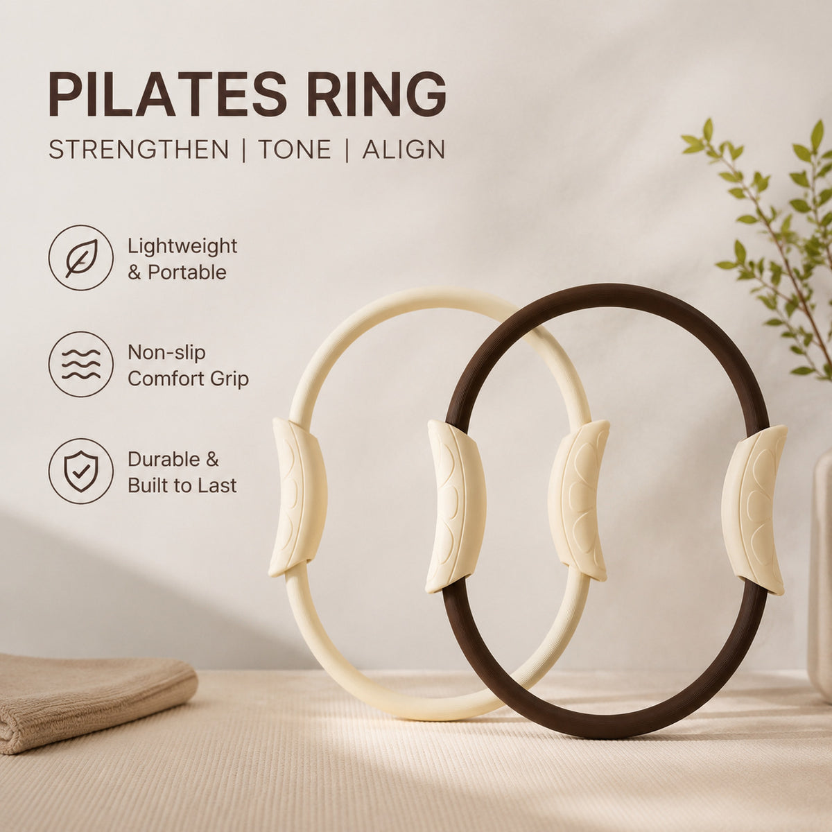 Cross-Border Pilates Yoga Resistance Training Leg Shaping Magic Circle Fitness Exercise Equipment Resistance Ring Set - image 3