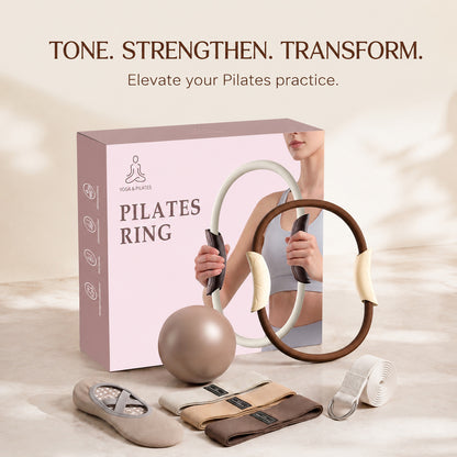 Cross-Border Pilates Yoga Resistance Training Leg Shaping Magic Circle Fitness Exercise Equipment Resistance Ring Set - image 4