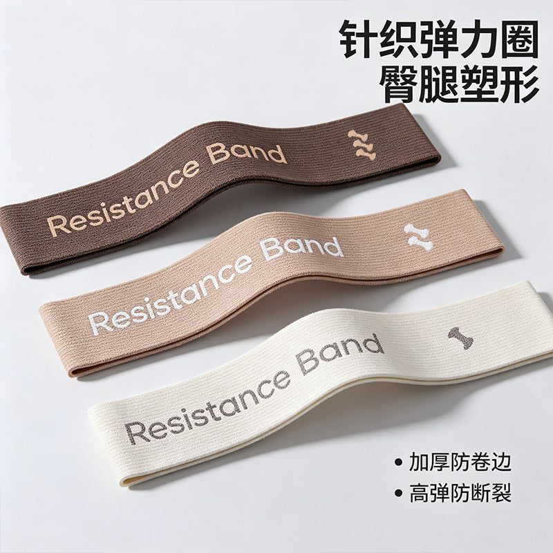 Knitted Yoga Resistance Bands for Women, Resistance Loops, Strength Training, Stretching Bands, Leg Exercises, Butt Lift Bands - image 1