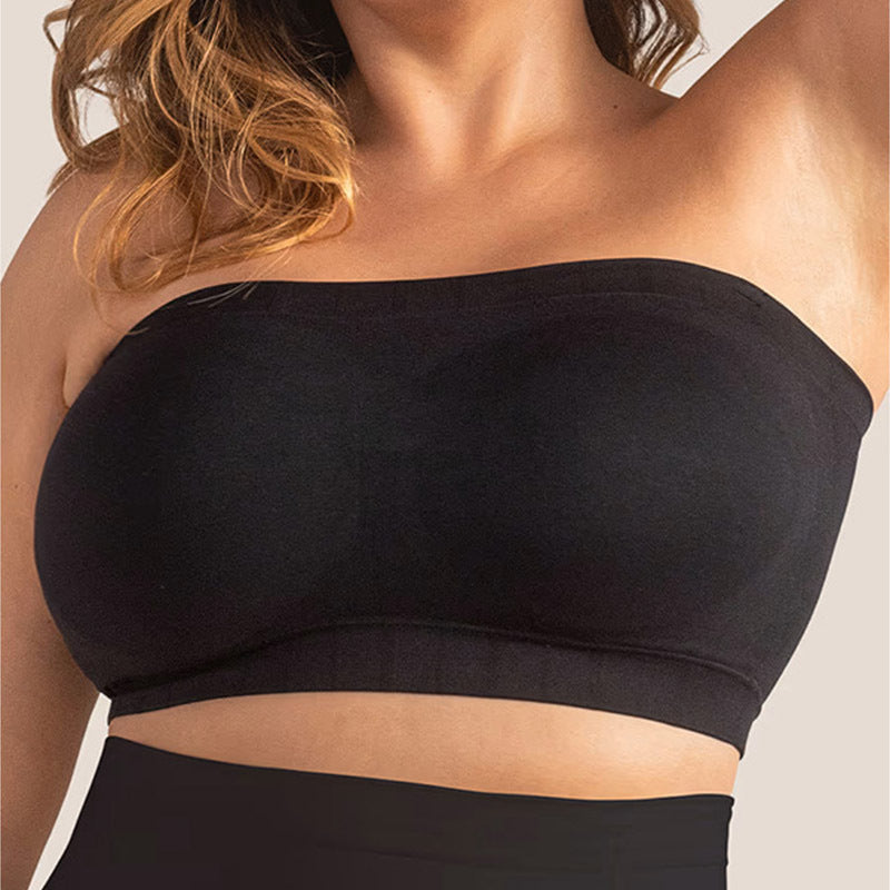 Cross-Border Hot-Selling Wireless Bra for Women, Plus Size Seamless Fixed Cup, Push-Up, Comfortable, Traceless Underwear for Women - image 1
