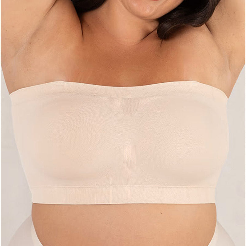 Cross-Border Hot-Selling Wireless Bra for Women, Plus Size Seamless Fixed Cup, Push-Up, Comfortable, Traceless Underwear for Women - image 3