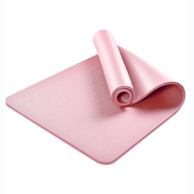 Nbr Yoga Mat Non-Slip Thickened Widened Lengthened for Female Beginners Home Sports Dance Fitness Yoga Mat - image 1