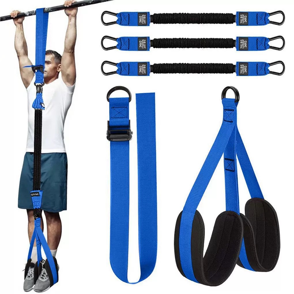 Pull-Up Assist Belt, Auxiliary Belt, Horizontal Bar, Elastic Rope, Indoor Home Use, Men's Fitness Training Equipment - image 1