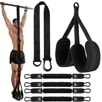 Pull-Up Assist Belt, Auxiliary Belt, Horizontal Bar, Elastic Rope, Indoor Home Use, Men's Fitness Training Equipment - image 4