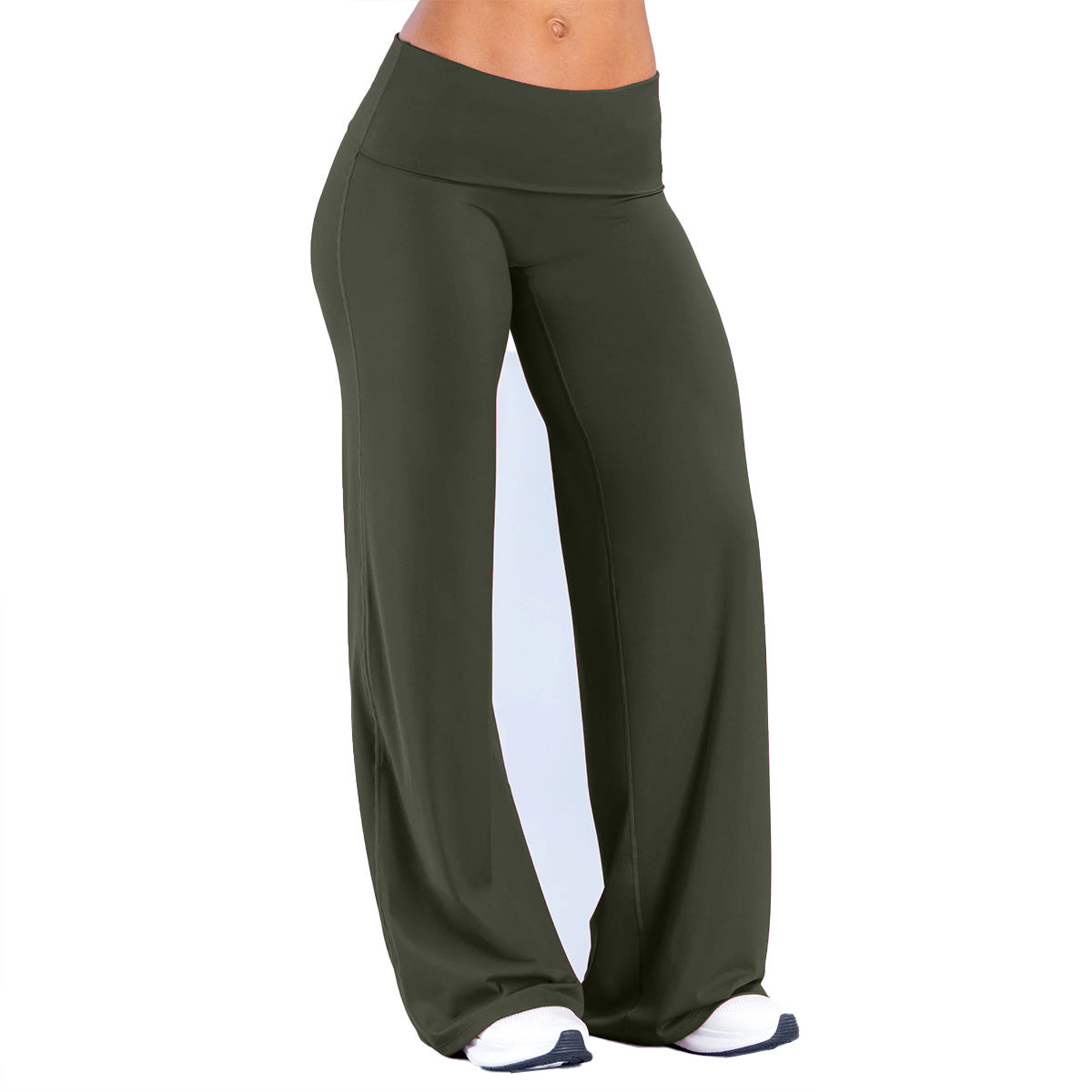 Dfyne Autumn and Winter New Style Cuffed Yoga Wide-Leg Pants Loose Sports Pants Outdoor Casual Sports Fitness Pants - image 5