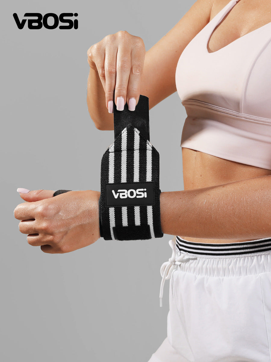 Strapped wrist wraps for compression and protection, suitable for weightlifting, dumbbell training, outdoor sports, and fitness, wrist protection gear, wholesal - image 1