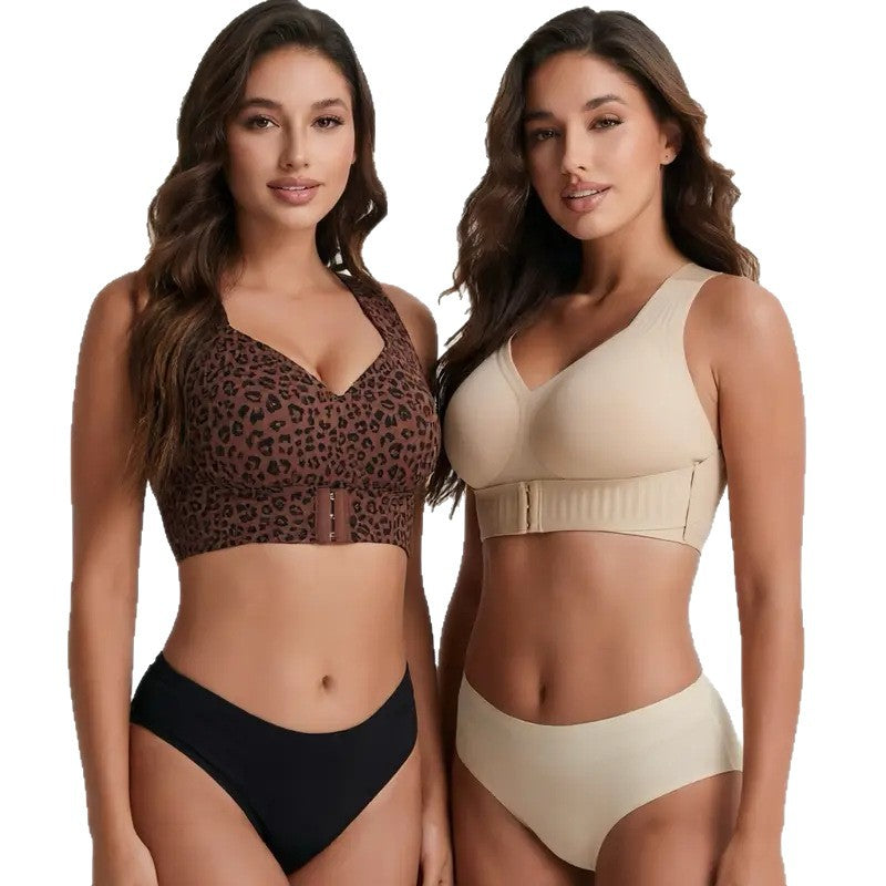 Tk Amazon Cross-Border Jelly European Size Large Size Bra Posture-Correcting Breathable Anti-Sagging Lifting Sports Bra for Women - image 5