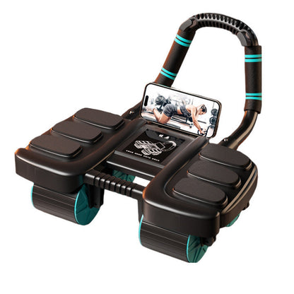 New four-wheel six-elbow support abdominal wheel, intelligent automatic abdominal contraction and rebound support, abdominal muscle training tool for crunch exercises - image 5