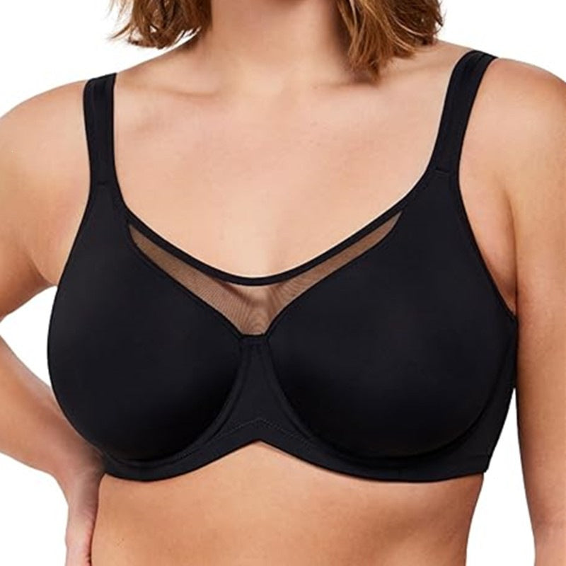 Amazon TK cross-border plus-size women's seamless strapless bra without padding, with underwire, adjustable, push-up, ultra-thin bra - image 2