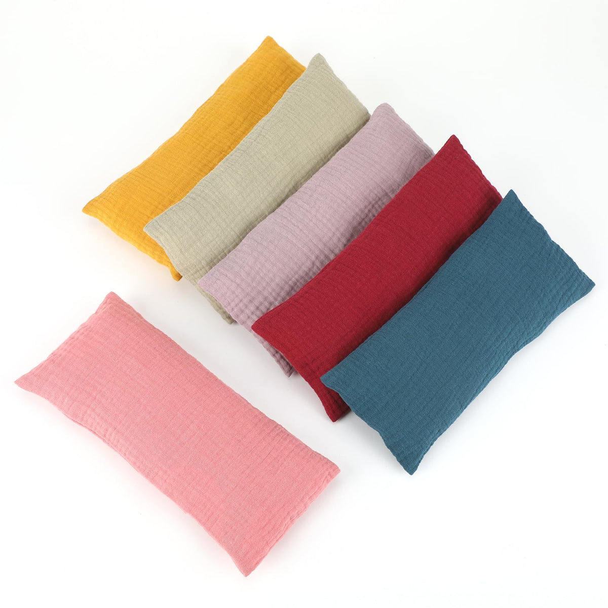 Cross-border pure cotton yoga relaxation sleep meditation spa eye mask set, breathable gauze unscented relaxation massage eye mask set - image 4