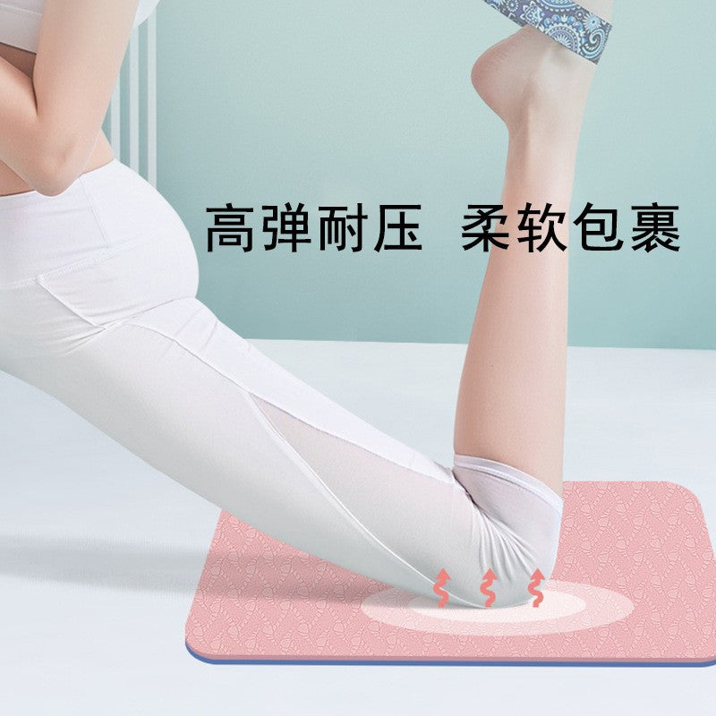Non-slip portable small-sized fitness exercise yoga mat, abdominal wheel, knee pads, elbow pads, kneeling mat - image 3