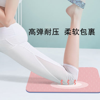 Non-slip portable small-sized fitness exercise yoga mat, abdominal wheel, knee pads, elbow pads, kneeling mat - image 3