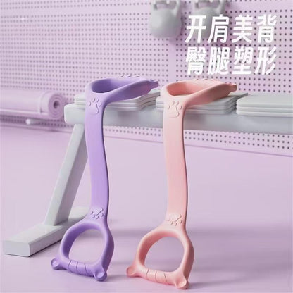 Bear Claw Figure 8 Resistance Band Yoga Auxiliary Elastic Band Fitness Equipment for Women to Open Shoulders and Beautify Back, Anti-Hunchback - image 3