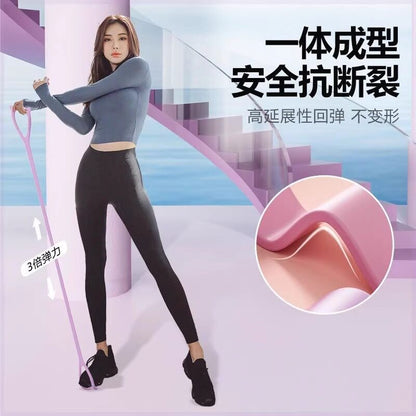 Bear Claw Figure 8 Resistance Band Yoga Auxiliary Elastic Band Fitness Equipment for Women to Open Shoulders and Beautify Back, Anti-Hunchback - image 4
