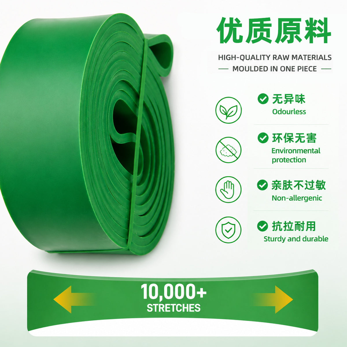 Fitness resistance bands, resistance bands for men, cross-border set, pull-up assist bands, yoga resistance bands, elastic ropes - image 3