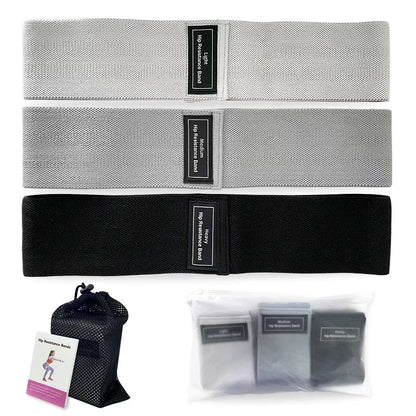 Cross-border yoga resistance band for home workouts, fitness resistance band, butt-lifting band, knitted anti-curling butt shaping ring - image 5