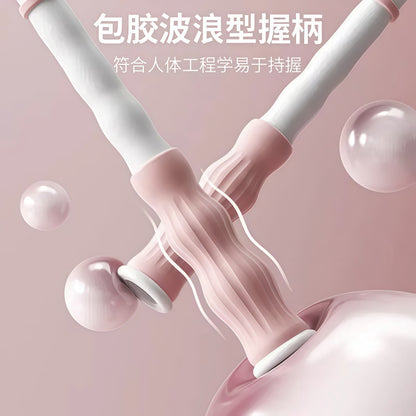 Bamboo-joint jump rope for children, suitable for beginners in kindergarten, physical education exams, and high school entrance exams. PVC rope for fast jumping and aerobic exercise - image 4