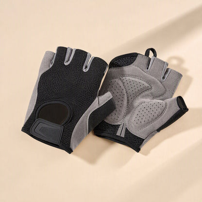 Fingerless winter cycling gloves made with thick microfiber - view 3