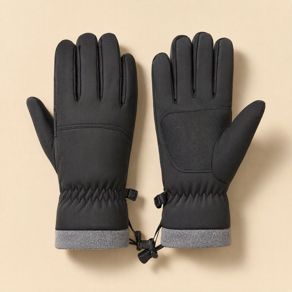 Fingerless winter cycling gloves made with thick microfiber - view 4