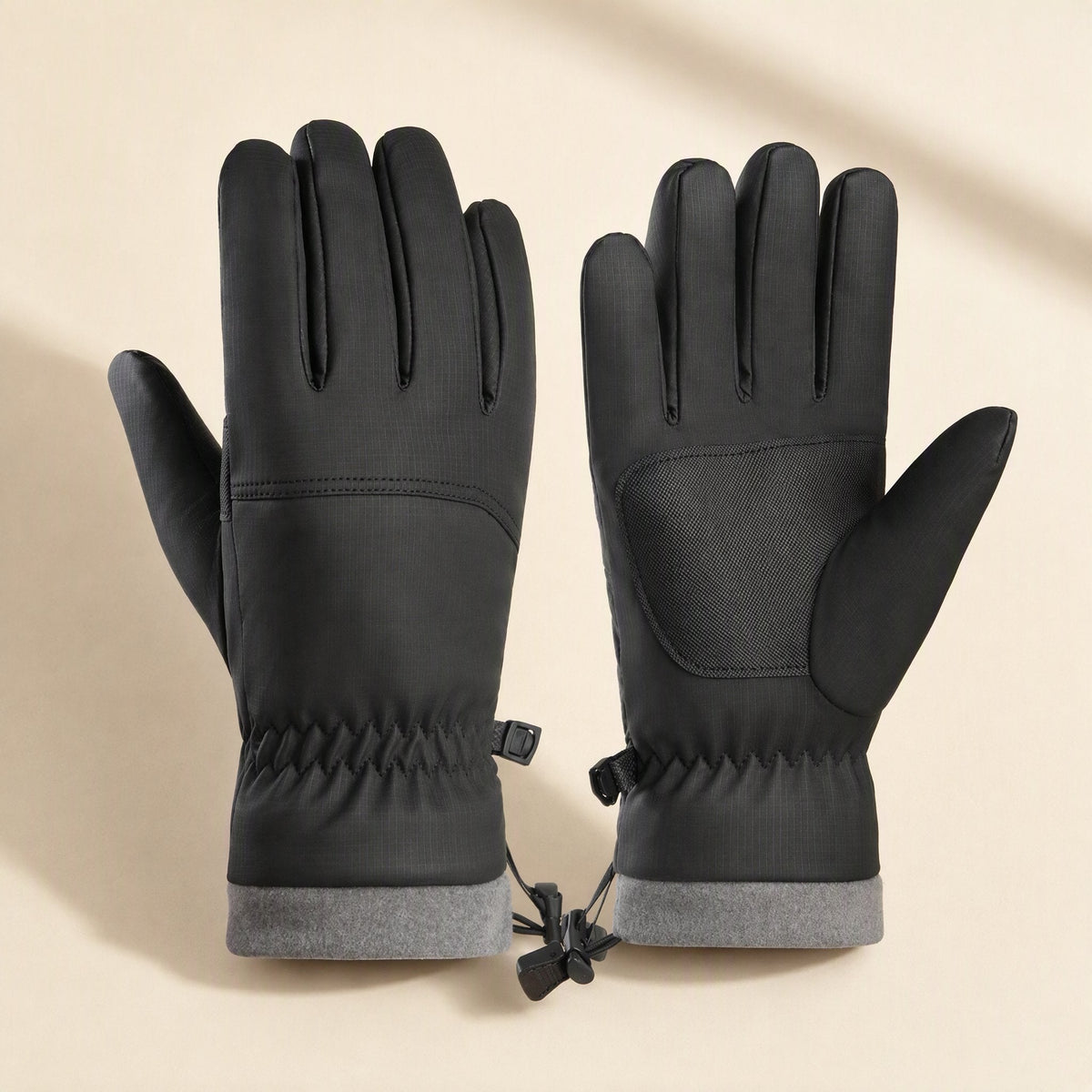 Fingerless winter cycling gloves made with thick microfiber - view 5