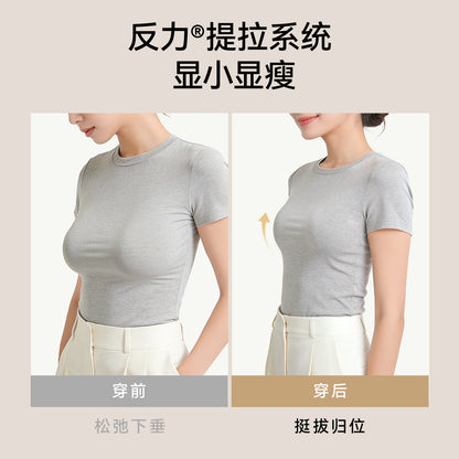 6.0 Hepburn Lifting Bra for Women, Summer Thin Style, Minimizes Large Bust, Push-Up, Supports Side Breasts, Anti-Sagging, Seamless Side Support Bra - image 3