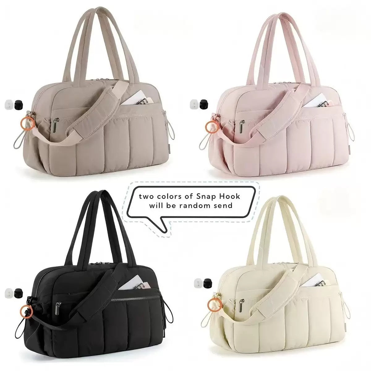 Cross-border best-selling crossbody bag for women, large-capacity travel bag, waterproof and convenient gym bag, portable commuting bag - image 1