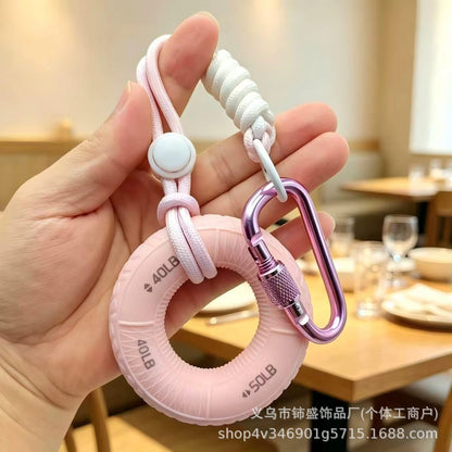 Silicone grip ring for men and women, dual-strength strength training, home fitness, rehabilitation, exercise, stress relief, creative equipment - image 1