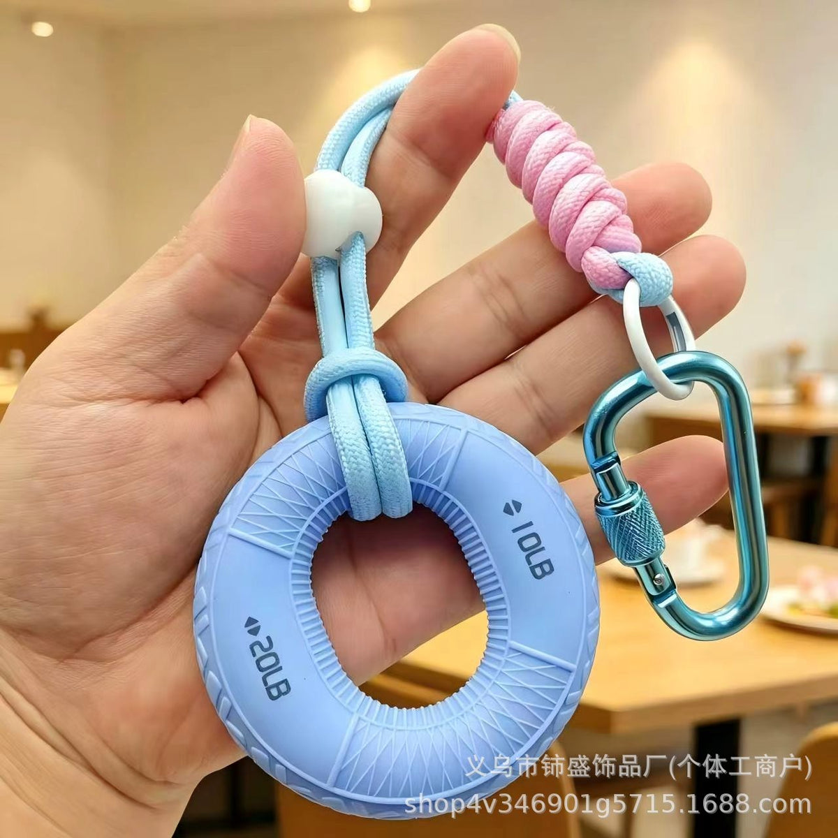 Silicone grip ring for men and women, dual-strength strength training, home fitness, rehabilitation, exercise, stress relief, creative equipment - image 2