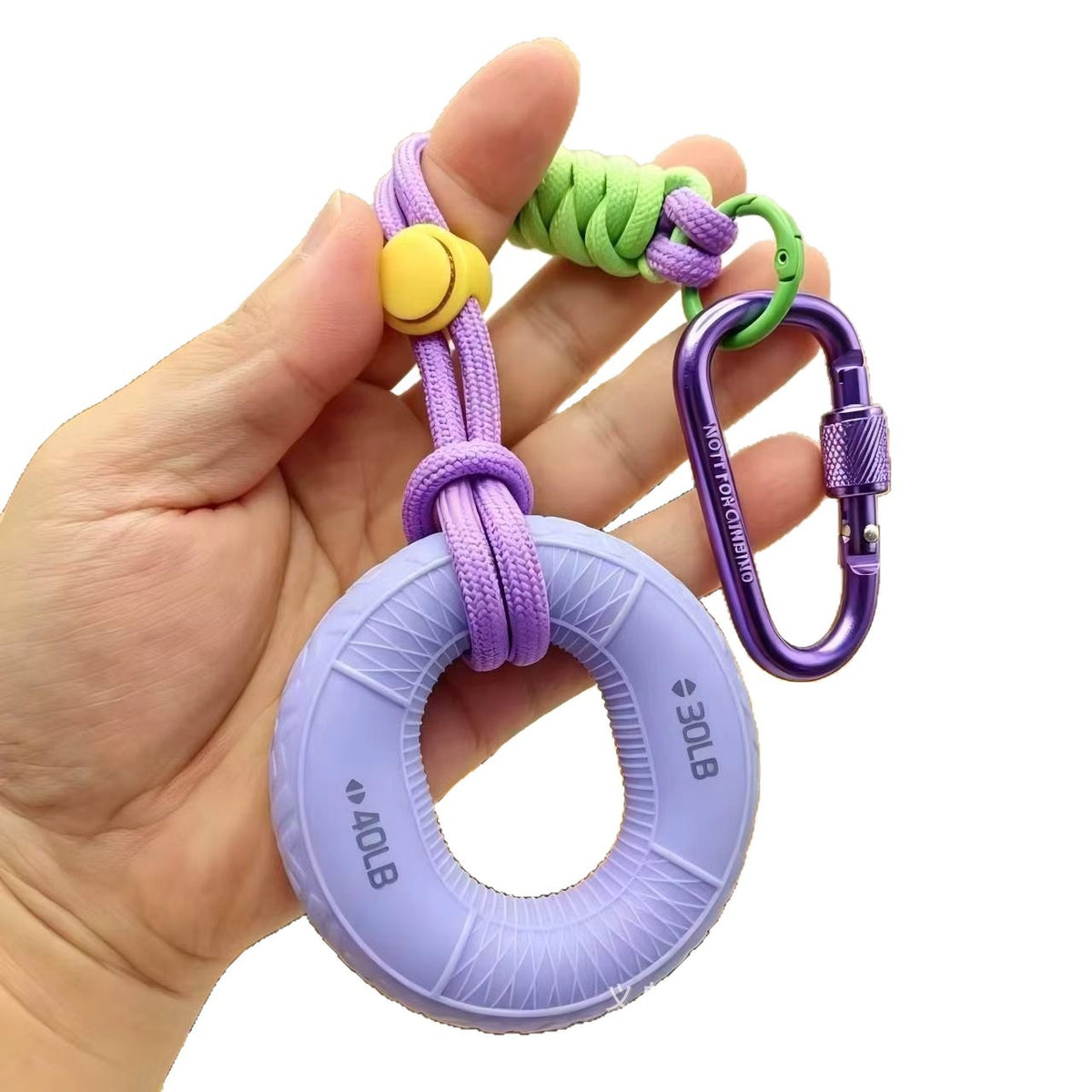 Silicone grip ring for men and women, dual-strength strength training, home fitness, rehabilitation, exercise, stress relief, creative equipment - image 5
