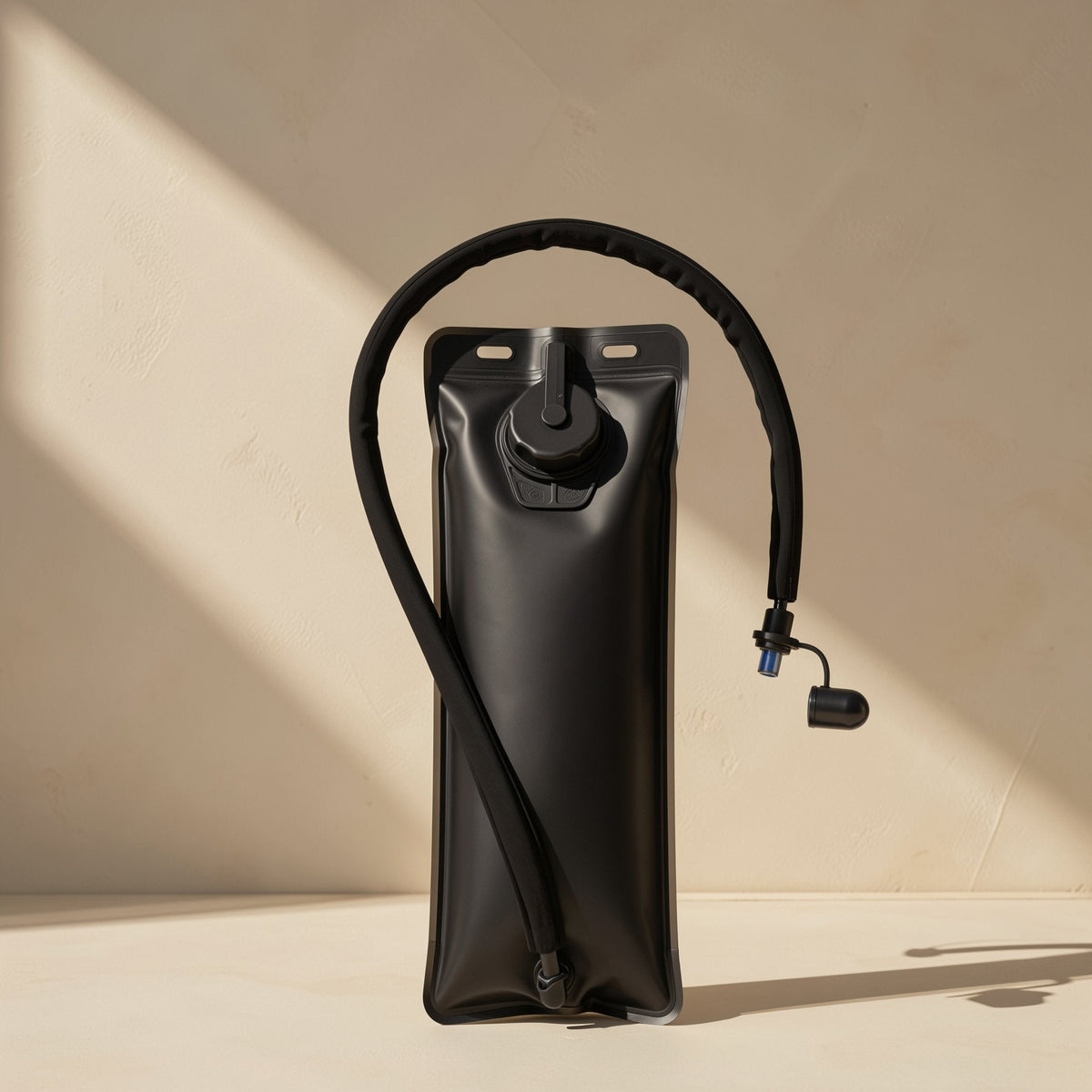 Black EVA outdoor water bag with a listed capacity of 3.0L - view 4