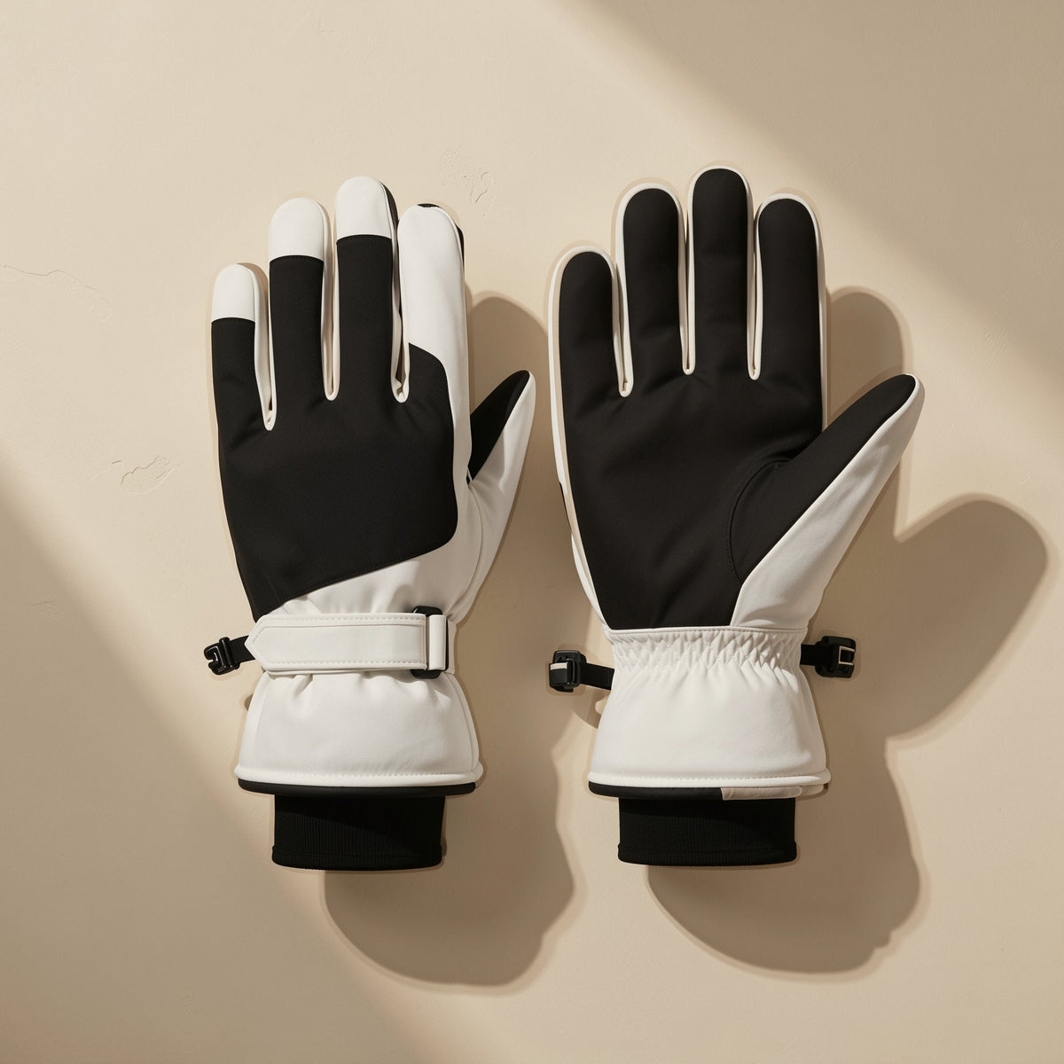 Frosttap touchscreen ski gloves, fingerless style in Oxford cloth