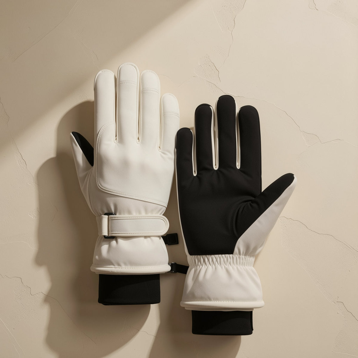 Frosttap touchscreen ski gloves, fingerless style in Oxford cloth - view 2
