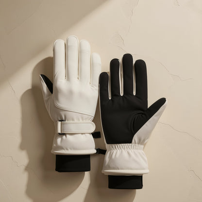 Frosttap touchscreen ski gloves, fingerless style in Oxford cloth - view 2