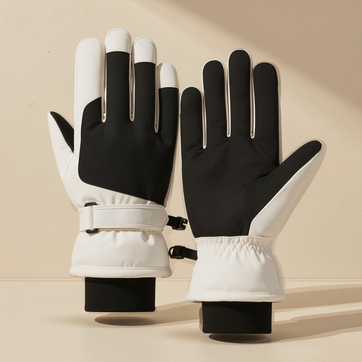 Frosttap touchscreen ski gloves, fingerless style in Oxford cloth - view 4