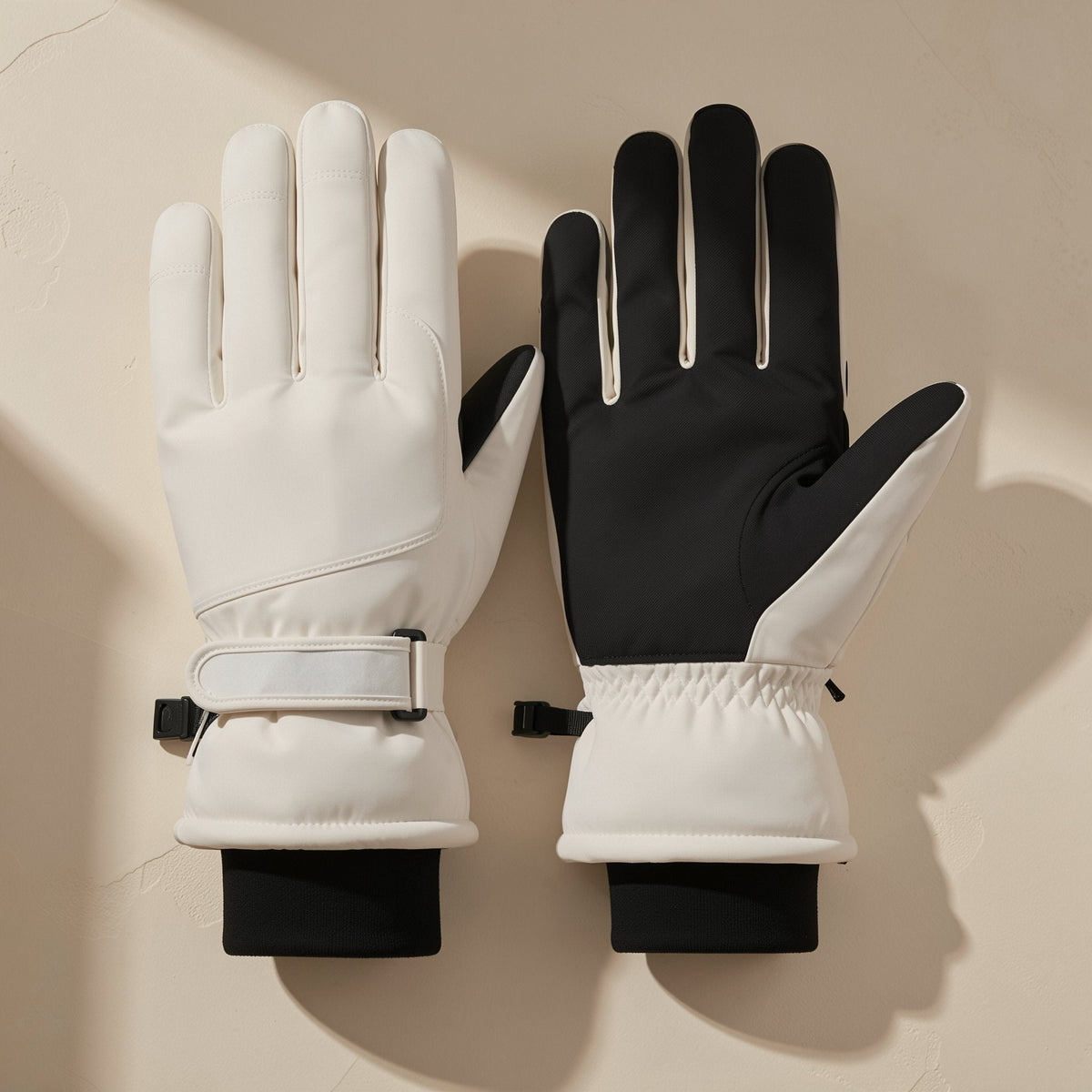 Frosttap touchscreen ski gloves, fingerless style in Oxford cloth - view 5