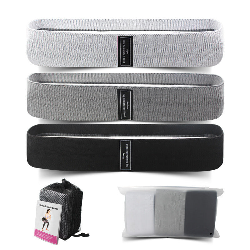 Resistance hip circle, latex non-slip elastic butt-lifting circle, fitness squat resistance circle, yoga stretching band - image 1