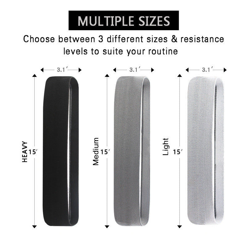 Resistance hip circle, latex non-slip elastic butt-lifting circle, fitness squat resistance circle, yoga stretching band - image 3