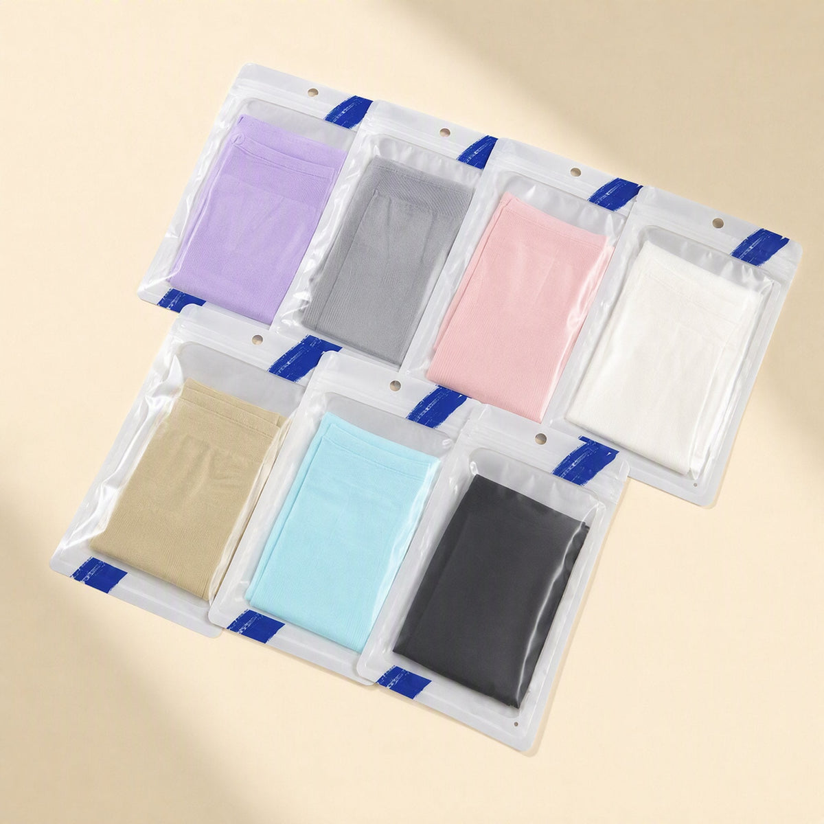 Solid-color seamless-knit sunscreen arm sleeves for outdoor cycling