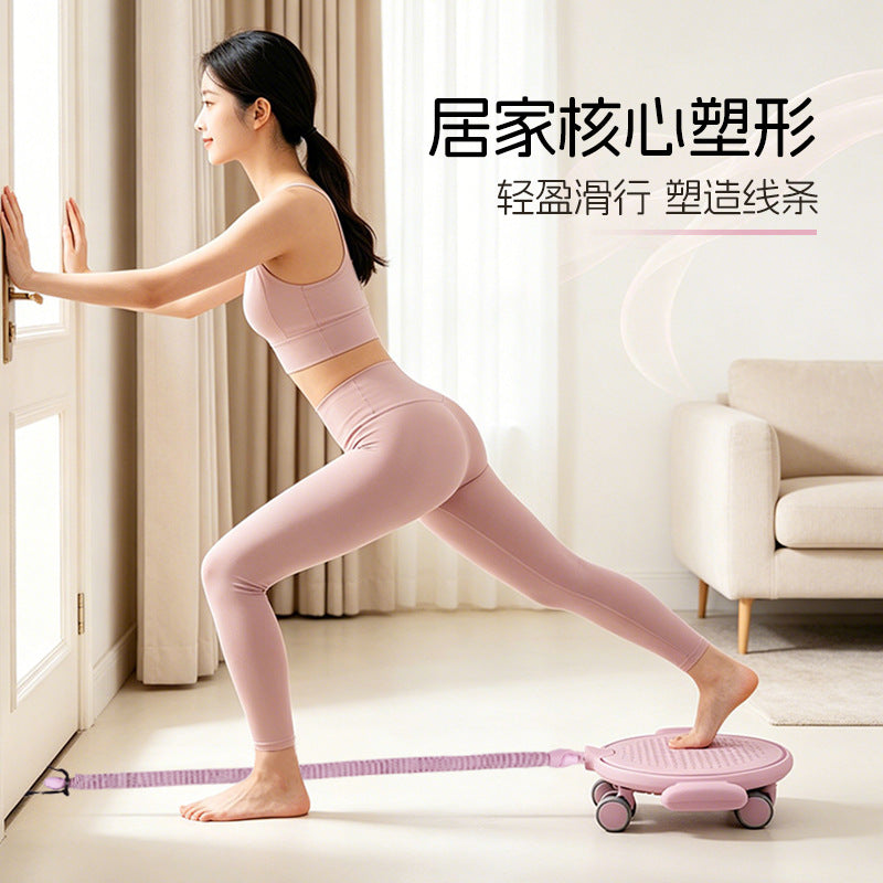 Pilates sliding disc multi-functional fitness glider, silent, for women, home use, for core training and abdominal exercises - image 2