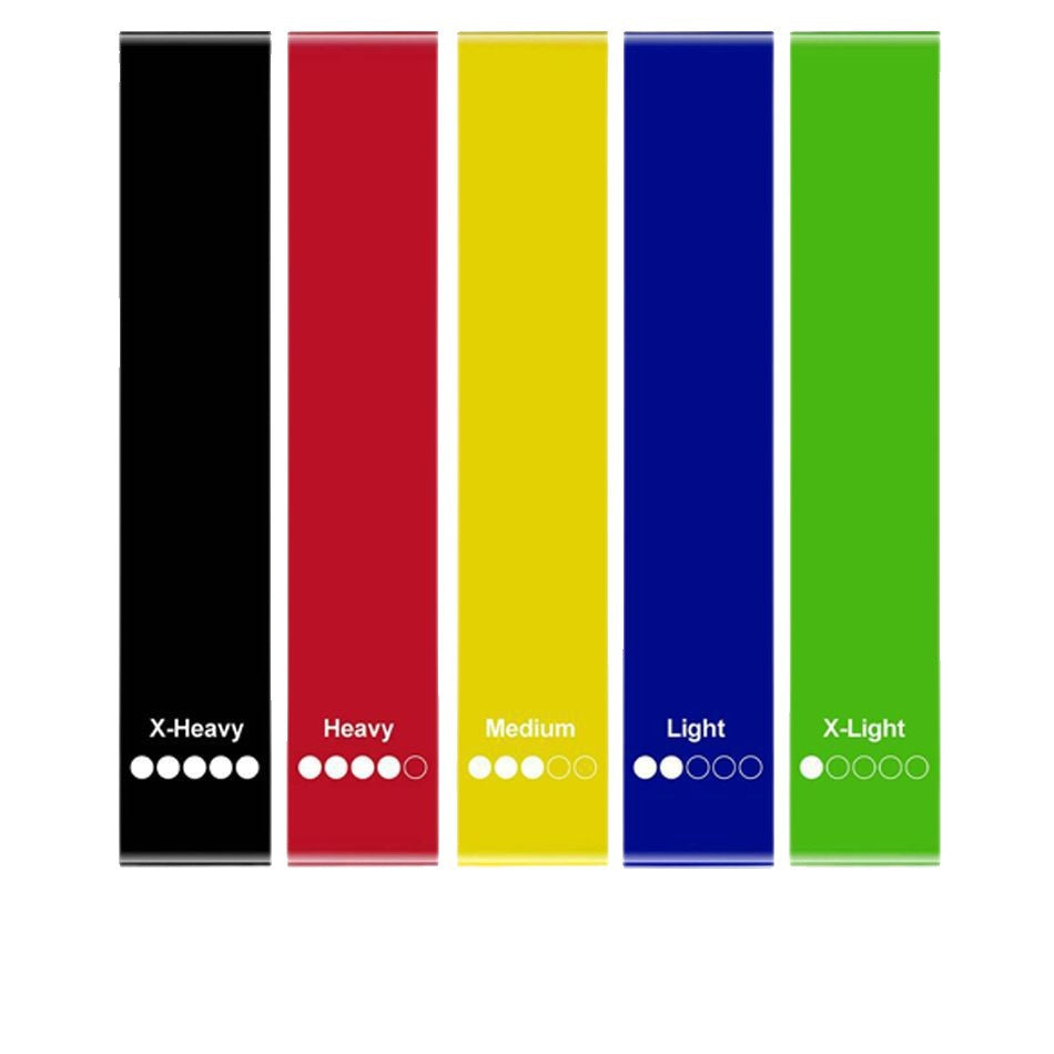 Cross-border resistance band yoga strap fitness exercise training hip resistance band leg squat dance elastic loop stretching strap - image 5