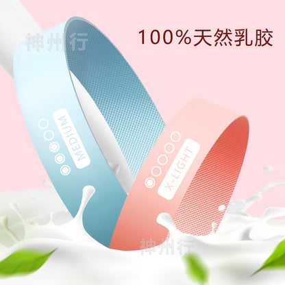 Yoga resistance band for home fitness, latex non-slip resistance loop, butt-lifting band, squat leg-slimming tool - image 4