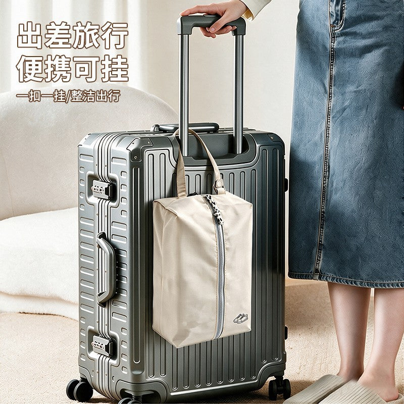 Travel waterproof shoe storage bag, portable storage bag for gym shoes, large-capacity luggage dustproof bag, shoe bag - image 2