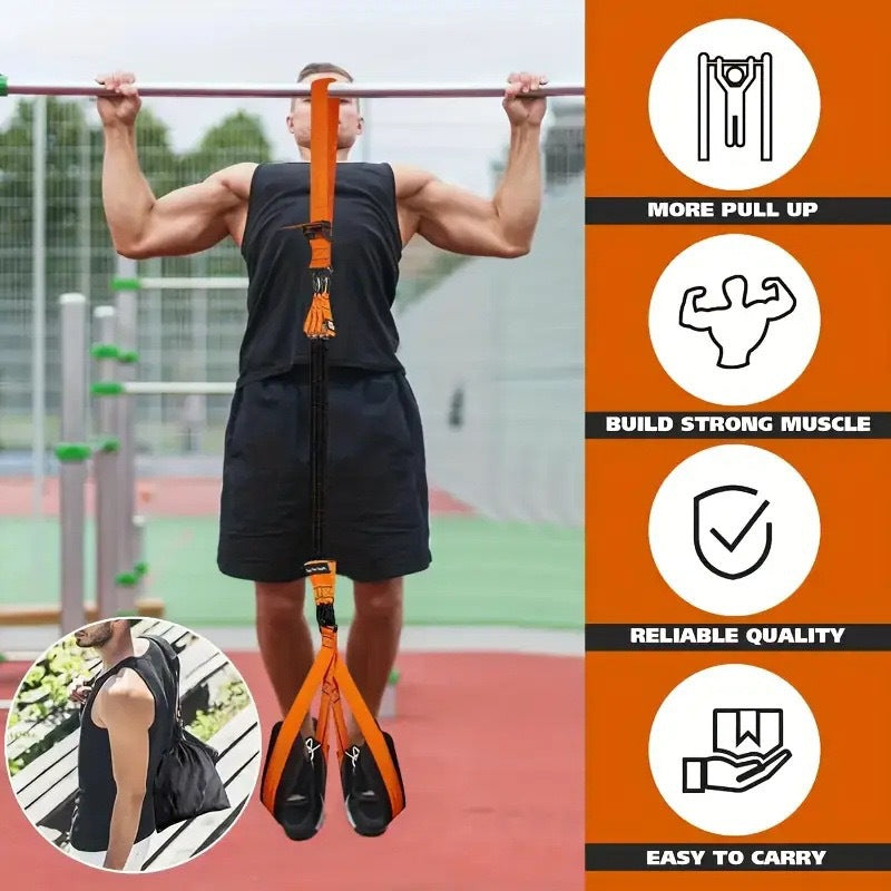 Adjustable Pull-Up Assist Band for Home Fitness, High-Elasticity Band, Cross-Border Direct Sales Sports Equipment - image 2