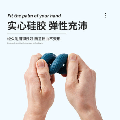 Silicone grip strength trainer, grip ball, wrist strength and arm muscle training, finger strength rehabilitation training, grip ring, grip ball - image 3