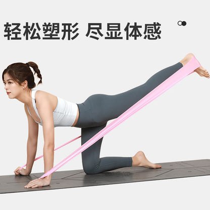 Yoga resistance bands, fitness elastic bands, dance elastic ropes, sports stretching resistance bands, elastic TPE yoga bands - image 3