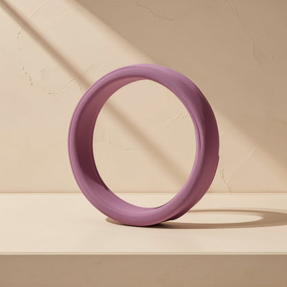 Latex and polyester-cotton resistance loop band for yoga, stretching, and resistance training - view 5