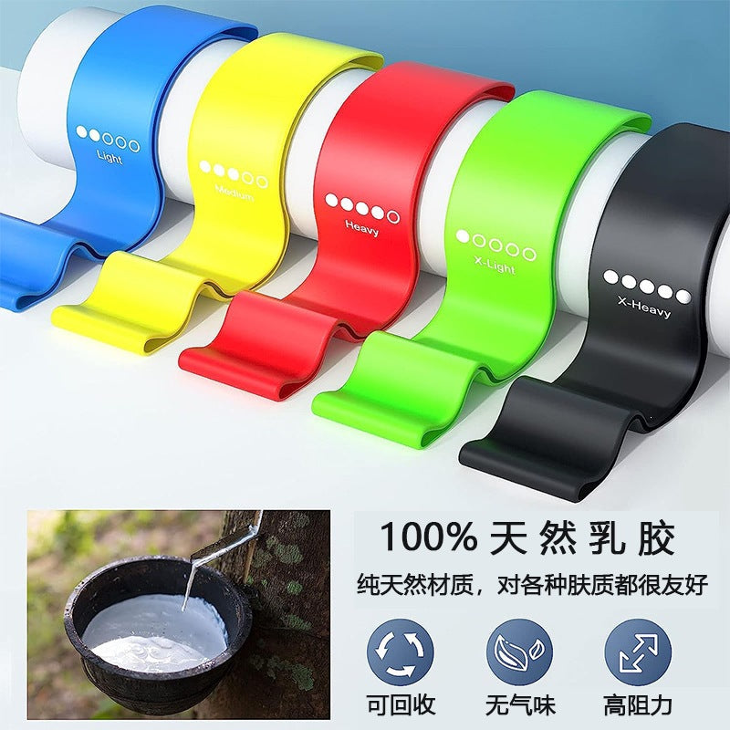 Latex resistance ring, yoga ring, fitness resistance band, yoga elastic band, multifunctional resistance ring for sports and fitness - image 1