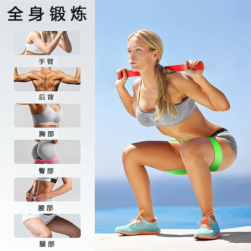 Latex resistance ring, yoga ring, fitness resistance band, yoga elastic band, multifunctional resistance ring for sports and fitness - image 4