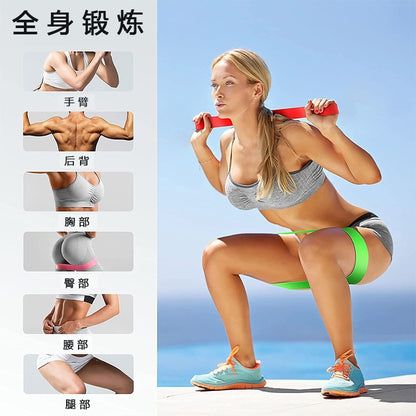 Latex resistance ring, yoga ring, fitness resistance band, yoga elastic band, multifunctional resistance ring for sports and fitness - image 4